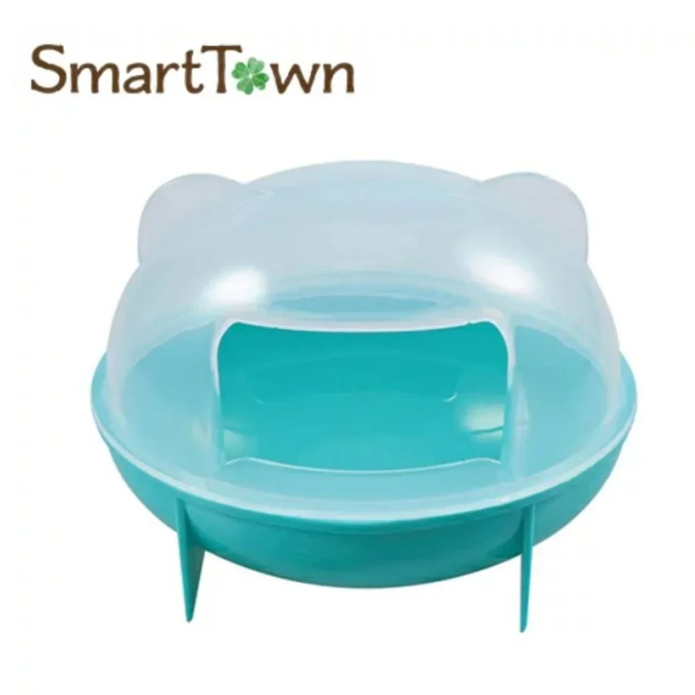 Hamster toilet house bathroom small animal (blue)